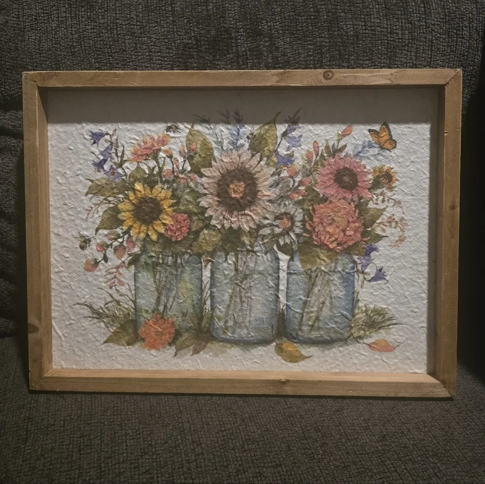 Buzzing Bouquets Framed Art